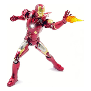Zd Đồ Chơi 7 Inch Iron Man Hành Động Con Số Marvel Phiên Bản Kỷ Niệm 10 Năm-Phiên Bản Sáng-Ánh Sáng Với Ngực (LED Mk7) 1/10 Quy Mô - Product Image 5