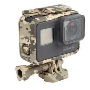 حامل كاميرا ، حامل كاميرا, حامل كاميرا على شكل إطار واقي ، أحدث صيحة في 2022 ، مناسب لـ Go Pro Hero5 ، إكسسوارات مموهة باللون الأخضر
