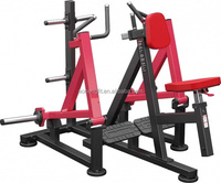 Machine à ramer commerciale à charge libre, pour rame assise et rame basse, équipement d'entraînement dorsal pour salle de sport et fitness, avec coussin de poitrine réglable