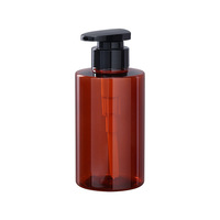 Logo personnalisé Vente 200ml/300ml Hôtel Maison Vide Transparent PET Pompe Bouteille Cosmétique en Plastique pour Shampooing Nettoyant Corps