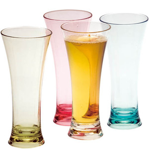 Gobelet à boisson <span class=keywords><strong>en</strong></span> <span class=keywords><strong>plastique</strong></span> évasé, <span class=keywords><strong>verre</strong></span> à boire haut de 30 cl <span class=keywords><strong>en</strong></span> acrylique SAN Tritan PC <span class=keywords><strong>pour</strong></span> boissons glacées - Product Image 3