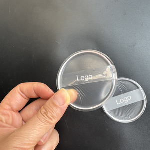 Vente flash - Éponge ronde en silicone pour le maquillage, éponge douce en silicone pur pour la poudre et la crème pour le visage - Product Image 2