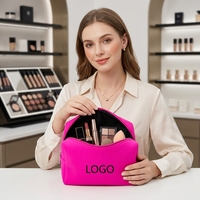 Pochette cosmétique en néoprène personnalisée par sublimation, étanche, pour maquillage et articles de toilette, idéale pour coffret cadeau de marque de beauté, vente en gros