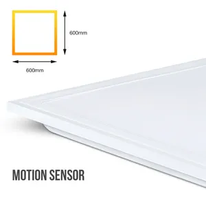 매입형 천장 장착 조명 6060 공장 36W 백라이트 LED 패널 디밍 레이더 센서 고정 장치