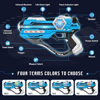 Peralatan Laser Tag Mini Profesional EPT Baru, Set Mainan Pistol dan Rompi Tempur Multiplayer untuk Dewasa