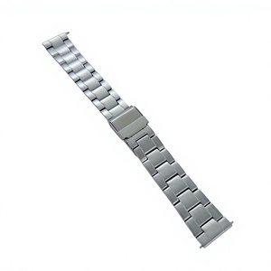 Correa de Reloj de Acero Inoxidable con Diseño de Cierre Plegable de 16 mm de Ancho - Product Image 1