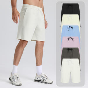 Celana Olahraga Pendek 7 Inci Motif 3D Ringan Bahan Nilon/Kasmir Cepat Kering Kasual Musim Panas Unisex Bernapas - Product Image 1