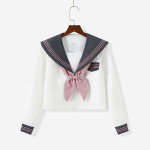 Uniforme scolaire japonais classe marin uniformes scolaires étudiants vêtements pour filles Anime <span class=keywords><strong>COS</strong></span> marin costume pour femmes - Product Image 3