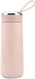 Vente en gros de gobelets isothermes à double paroi de 400 ml, bouteille d'eau en verre, mug thermos portable - Product Image 2