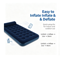 Lit gonflable convertible moderne pour l'extérieur, tente de camping, matelas pneumatique pour la chambre à coucher