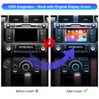 Prado Upgrade Apple CarPlay & Android Auto Integration Nachrüst-Decoder-Modul Schnittstellen-Kit für 2014 - 2019 Toyota Prado