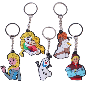 New Arrival PVC Rubber Cartoon Key Chains Custom Shape with Logo Promotion Sale Anime Style Factory Wholesale Accessory