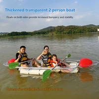 Location de Kayak Transparent pour Couples – Équipement de Plaisance pour Lacs et Océans