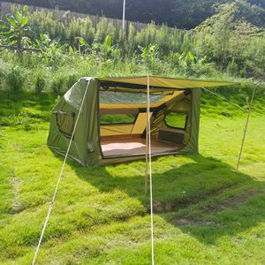 Tente de voyage en plein air Convient pour 1 à 2 ou 3 à 4 <span class=keywords><strong>personnes</strong></span> Conception carrée Imperméable Idéal pour le <span class=keywords><strong>camping</strong></span> sur la plage Avec protection UV - Product Image 1