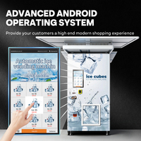 Système de fabrication, emballage et vente automatique de glace Aimir 24/7, kiosque à glace en sachets sans personnel, machine distributrice de glace extérieure avec ensachage automatique
