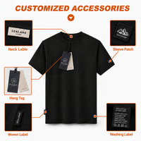 T-shirt personnalisé de haute qualité avec logo, vente en gros, t-shirt surdimensionné épais en coton pour homme, impression vierge, grandes tailles pour hommes
