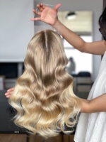 SHY Mini Crown Wig, Perruque Lace Front en Cheveux Humains Remy avec Raie Multi-directionnelle, Fabricant d'Emballages Marque Privée
