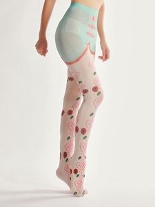 Pantimedias y Leggings Ajustados Estampados al Estilo Chino para Chicas Jóvenes, Estilo Colegiala Sexy - Product Image 3