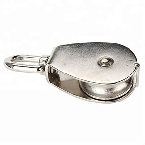 Edelstahl 316 Seilzugblock mit Klappbarem Augenbügel und Drehgelenk - Product Image 4