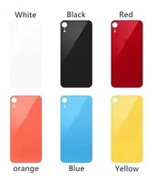 Coque arrière en verre pour iPhone, pour modèles xr, boîtier de batterie