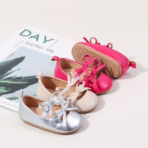 Nouveauté, belles chaussures pour bébé en PU solide, pour filles, pré-marcheuses - Product Image 1