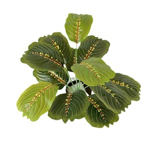 Flores Artificiales Queyiyi, Bonsái, Plantas Verdes de 30cm-100cm, Libélula Roja y Verde, Decoración de Interiores para el Hogar, Estilo Nórdico - Product Image 5