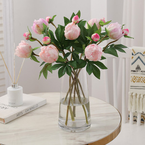 High-quality Handmade Silk Peony Artificial Flowers Isleforest Oriental Style One Bloom Bud for Home Wedding Photography Props - Product Image 1