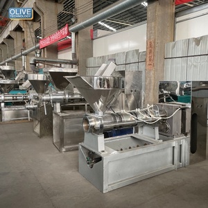 Presse à huile sous vide de grande capacité, produisant 300-400 kg par heure avec deux fûts filtrants – Presse à huile d'oléagineux - Product Image 1