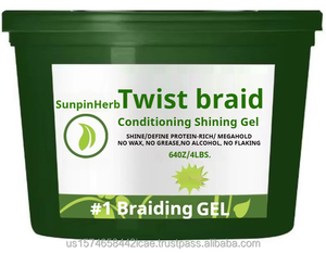 Gel Coiffant Professionnel Bio Extra Fort pour Tresses, 64 oz, Marque Blanche, Sans Sulfate, Conditionnant et Brillant - Product Image 6