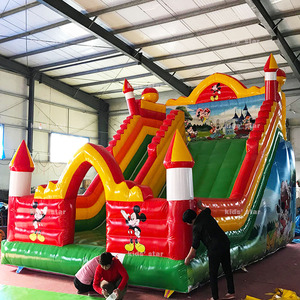 Vente flash : grand toboggan gonflable commercial de haute qualité en PVC écologique, 6mx10mx6m, pour <span class=keywords><strong>30</strong></span> enfants et adultes - Product Image 5
