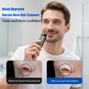 Tondeuse à poils de nez portable professionnelle pour hommes, rechargeable par USB, sans fil, outil de toilettage pour l'épilation des oreilles, usage domestique - Product Image 2