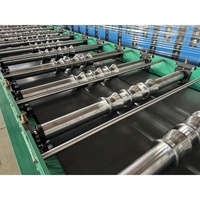 Machine de formage de rouleaux de tuiles de toiture en acier coloré trapézoïdal Ibr avec moteur 4KW et roulement Vente chaude au Mexique
