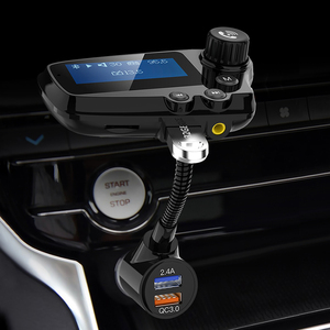 Pantalla de 1,47 pulgadas de Radio inalámbrico adaptador Kit manos libres de coche transmisor de Bluetooth FM - Product Image 1