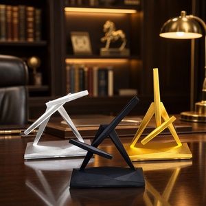 Creative <strong>Chaos</strong> <strong>Pendulum</strong> Newton's Plastic Craft Injection Molding Modern Minimalist Desktop Ornament Home Decoration Business - Product Image 1