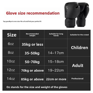 Guantes <span class=keywords><strong>de</strong></span> Boxeo para Hombre y Mujer, PU, Karate, Muay Thai, Guantes <span class=keywords><strong>de</strong></span> Boxeo, Lucha Libre, MMA, Sanda, Entrenamiento, Adultos, Niños, Equipo - Product Image 2
