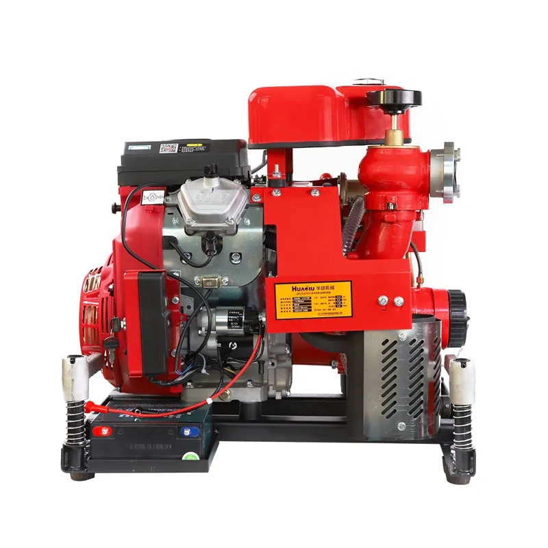 Quality 27hp Lifan Gasoline Engine Portable Fire Fighting Water Pump