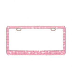 Portaplacas Brillante con 2 Orificios, Universal, de Acero Inoxidable, para Autos Estadounidenses - Product Image 2