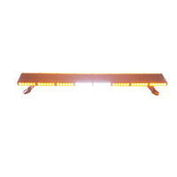 Barre lumineuse led bleue super brillante 104 led, barre lumineuse d'avertissement stroboscopique ambre