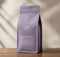 Emballage écologique personnalisé avec logo imprimé, 250g, 1kg, pour café, en-cas, nourriture pour animaux, sacs de café de 5 lb avec valve et fermeture éclair