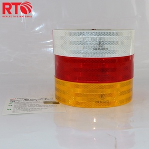 Autocollant réfléchissant pour camion certifié jaune 00821, ruban auto-adhésif <span class=keywords><strong>rétro</strong></span> ECE 104R - Product Image 3