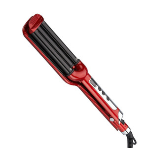 Rizador de pelo eléctrico, rizador de pelo de Tres barriles con revestimiento cerámico, rizador de pelo de 3 barriles triples () - Product Image 3