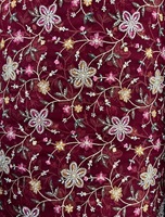 Dernière Collection Tendance Magnifique Tissu Tulle en Nylon Dentelle Perles Paillettes Brodées pour Robe de Soirée