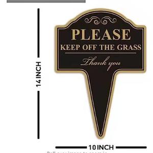 HAPPYJACK Fornisce Cartelli di Avvertimento per Passeggiate con Cani, Divieto di Deposito di Escrementi e Urina, Targa in Alluminio Bifacciale Verniciata a Forno - Product Image 2