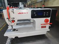 Machines à coudre industrielles semi-automatiques à entraînement direct JUKKY, nouveau modèle 9808, avec moteur intégré pour divers tissus
