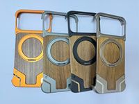 Nouvelle coque de téléphone en aluminium avec cadre métallique 2026 pour iPhone, accessoires mobiles, protection d'objectif, orange, antichoc, luxe