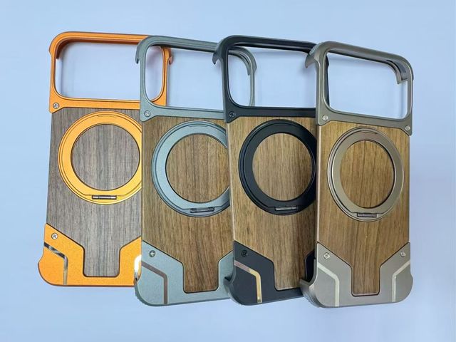2026 New Cover Aluminum Metal Frame Phone Case for iPhone Mobile Accessories Lens Protective Orange Antishock Luxury