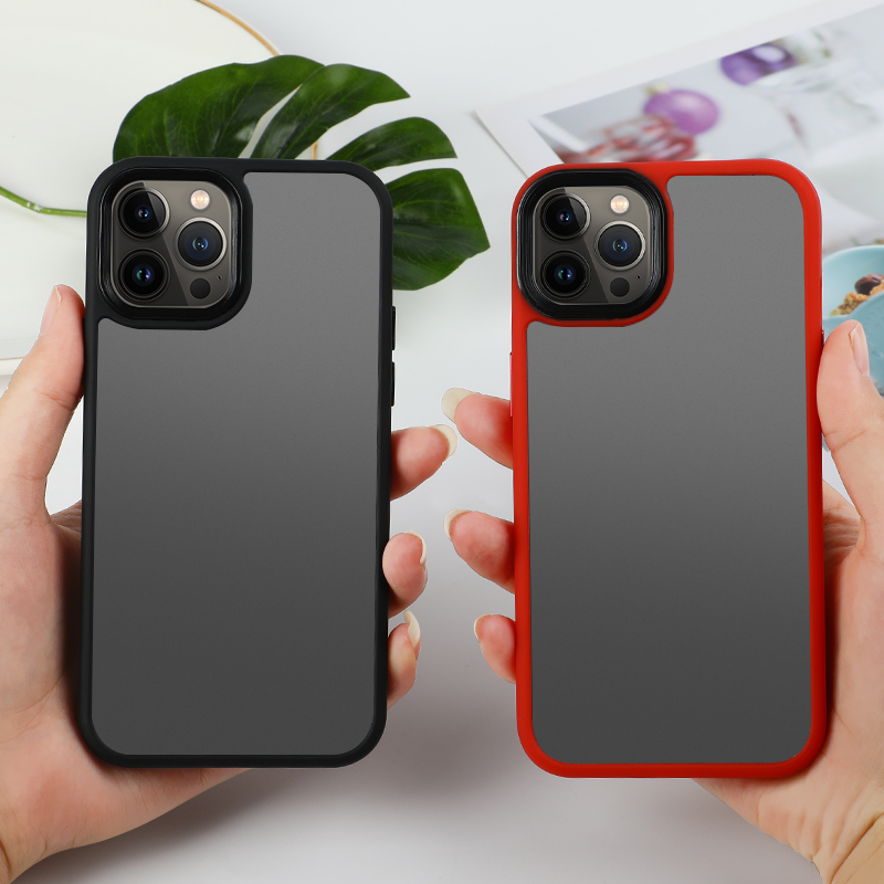 Модный ударопрочный протектор на заказ, силиконовый прозрачный матовый Жесткий Чехол для мобильного телефона, чехол для сотового телефона iPhone 13 Pro Max mini