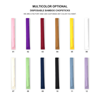 Bâtonnets de table imprimés en couleur promotionnels, cadeaux de mariage, souvenirs de festival, emballage personnalisé avec manchon