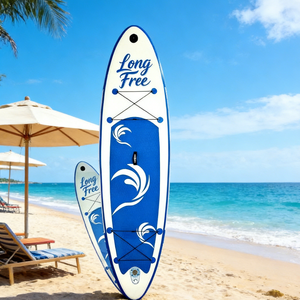 Planche à pagaie gonflable Drop Stitch pour jeunes, légère et pliable rapidement, idéale pour la piscine, la rivière et les sports de loisirs - Product Image 4