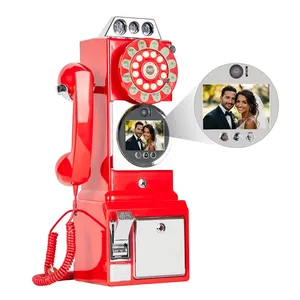 <span class=keywords><strong>Livre</strong></span> d'invités audio et vidéo, Téléphone rétro classique pour messages vocaux, <span class=keywords><strong>Livre</strong></span> d'or pour banquets et fêtes d'anniversaire - Product Image 3